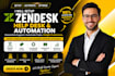setup zendesk help desk support automation customer service CRM integration