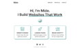 design wix carrd website design card landing page wix studio website design