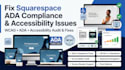 fix squarespace ada compliance and accessibility issues