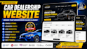 design a professional car dealership website, auto dealer website