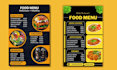 design digital, restaurant menu design animated menu or digital menu board