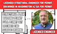 licensed structural engineer for permit drawings in washington az ga for permit