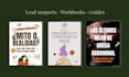 design your lead magnet, workbook or digital guide PDF