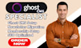 build ghost cms website setup ghost cms blog ghost cms newsletter migration