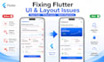 fix flutter UI bugs, responsive issues, overflow problems