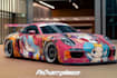 create racing car wrap, itasha wrap design with extreme creativity