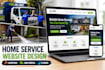design handyman website cleaning website junk removal website optimization