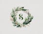 design boho chic hand drawn botanical logo