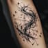 custom an abstract black tattoo design