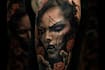 create a tattoo design of tattoo sleeve
