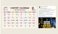 create engaging social media content and schedule posts