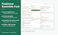 send a freelance contract, invoice and payment reminder template pack