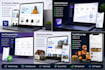 develop a professional website or web application