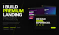 build a saas landing page for you