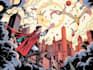 comic book illustration with comic book