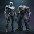 design unique futuristic robot and mech characters