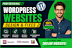 create custom wordpress websites or fix wordpress issues