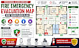 design fire emergency evacuation map for your floor plan