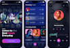 create music streaming app like sportify with dj mixer interface, dj app