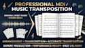 transpose your sheet music into any key professionally