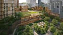 render large scale urban planning smart city masterplan real estate developments
