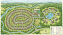 illustrate residential master plan, subdivision map, estate map and iot layout