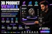 create 3d product viewer interactive configurator webgl website with threejs jwt