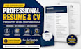 write a professional modern resume and CV for entry level professionals, ats