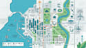 create infographic maps, trail maps, park maps and professional vector maps