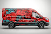 design modern car, van wrap design