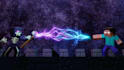 create epic minecraft combat and pvp animation