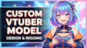 rig and design custom vtuber model, live2d, emotes and full streaming assets