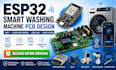 esp32 based front load washing machine pcb design smps closed loop control water