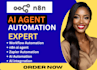 ai agents development, n8n automation, custom chatbot, workflow automation