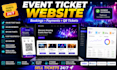 build event ticket booking website with payment qr code and registration system