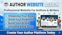 design author website, book website, writer website in wordpress