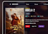 create a film booking website with livestream