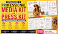 design a professional media kit or press kit for influencers and bloggers