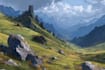 fantasy concept landscape illustrations