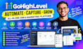 be gohighlevel expert, gohighlevel website automation, ghl crm, ghl sales funnel