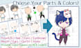make custom chibi character, mix and match, ych