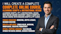 create a complete online course, elearning scripts, PPT and instructional design