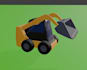 make a 3d low poly vehicle model