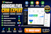 setup gohighlevel CRM automation, workflows ,sales funnels