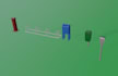 make 3d low poly props assset