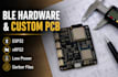 design bluetooth ble hardware and pcb using nrf52 and esp32