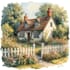 do watercolor house painting