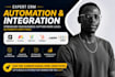setup pipedrive crm automation hubspot gohighlevel zapier n8n API integration