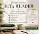 professional beta reader with detailed book feedback