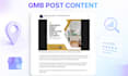 write gmb posts, products and services for map pack ranking